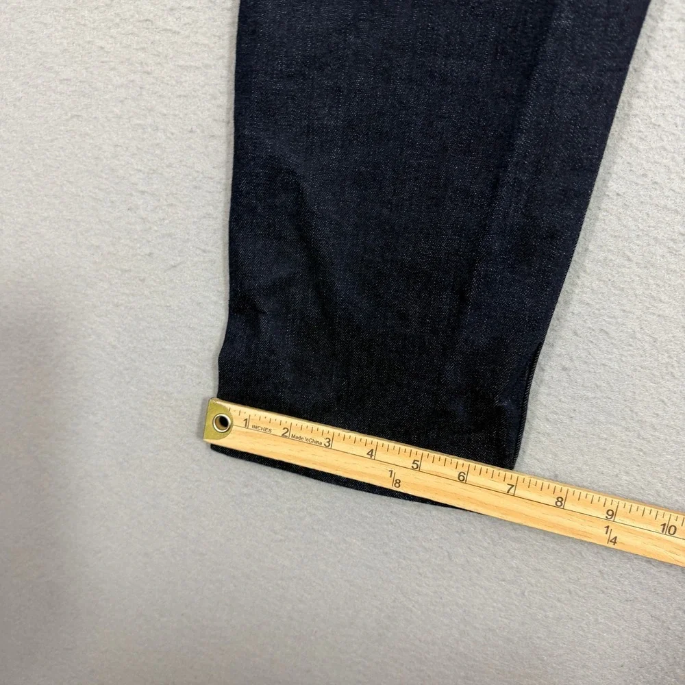 Levis 502 Regular Taper Jeans Men's 34x30 Blue Dark Wash Stretch Denim Western